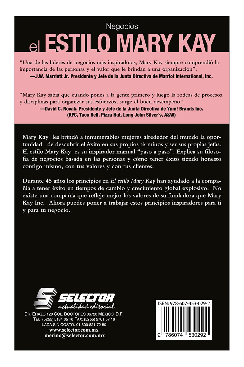 Estilo de Mary Kay, El - Editorial Selector