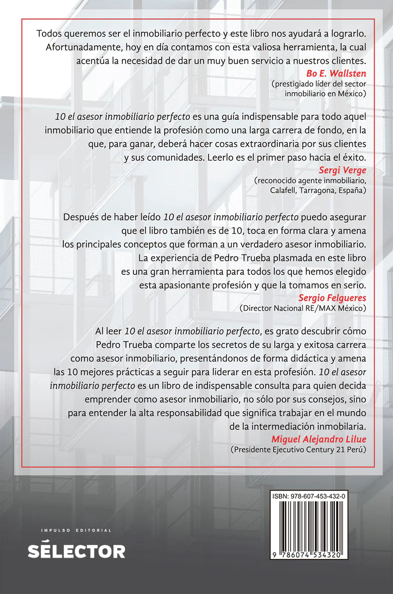 10 el asesor inmobiliario perfecto - Editorial Selector
