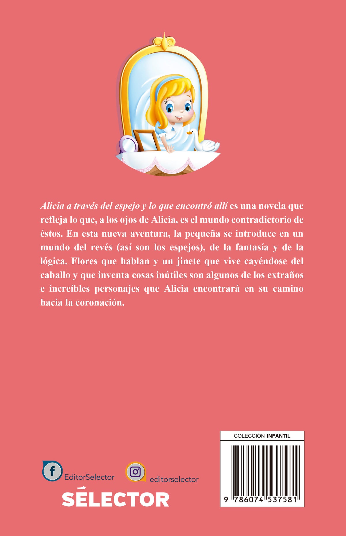 Alicia através del espejo y lo que encontró allí