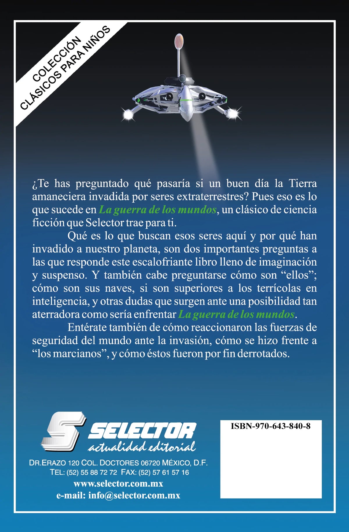 La guerra de los mundos - Editorial Selector