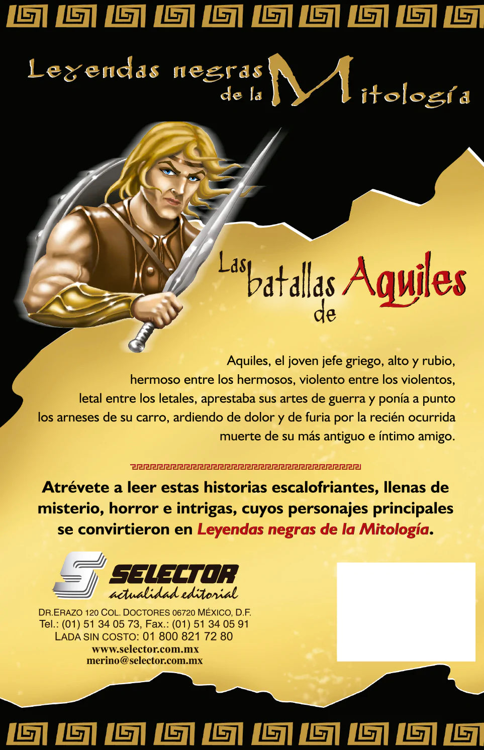 Las batallas de Aquiles - Editorial Selector