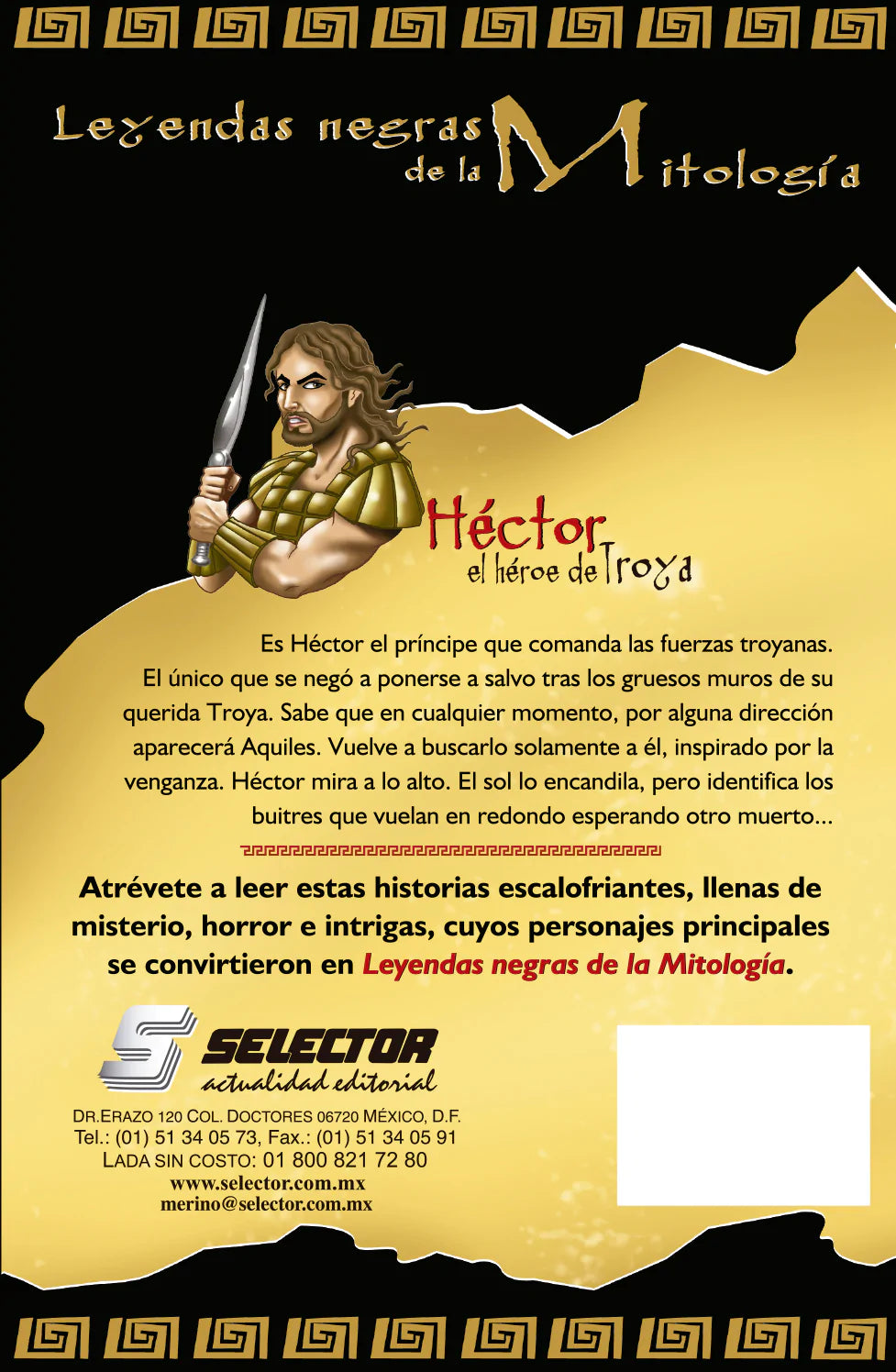 Héctor el héroe de Troya - Editorial Selector