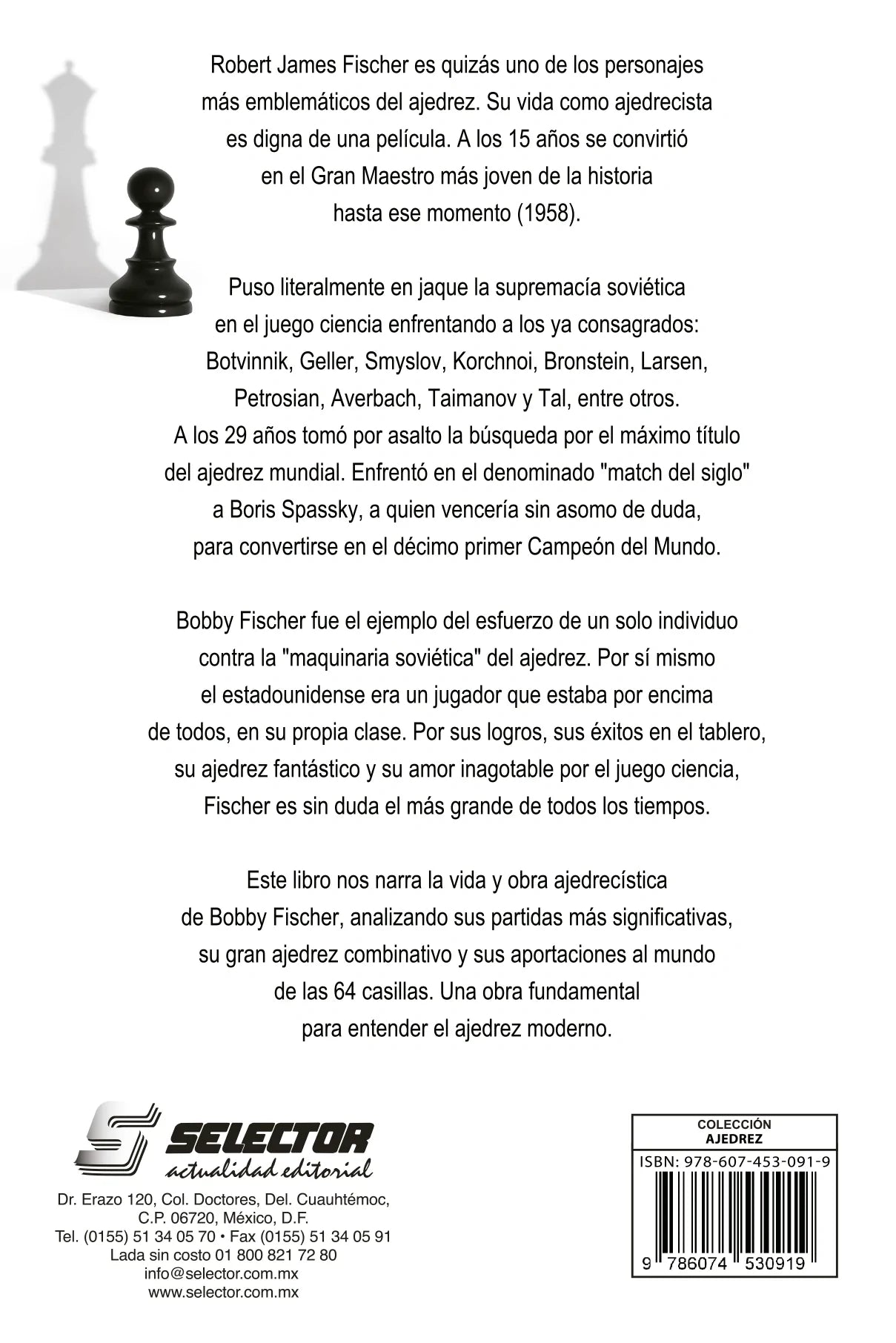 Bobby Fischer el más grande - Editorial Selector