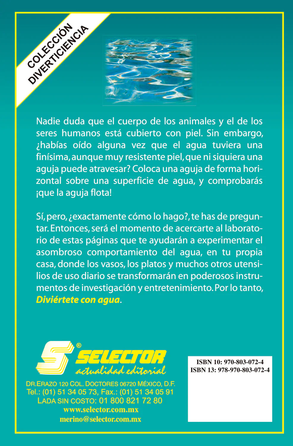 Diviertete con agua - Editorial Selector